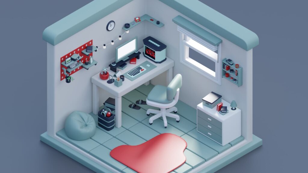 habitacion_isometrica_blender_portfolio_filipppo